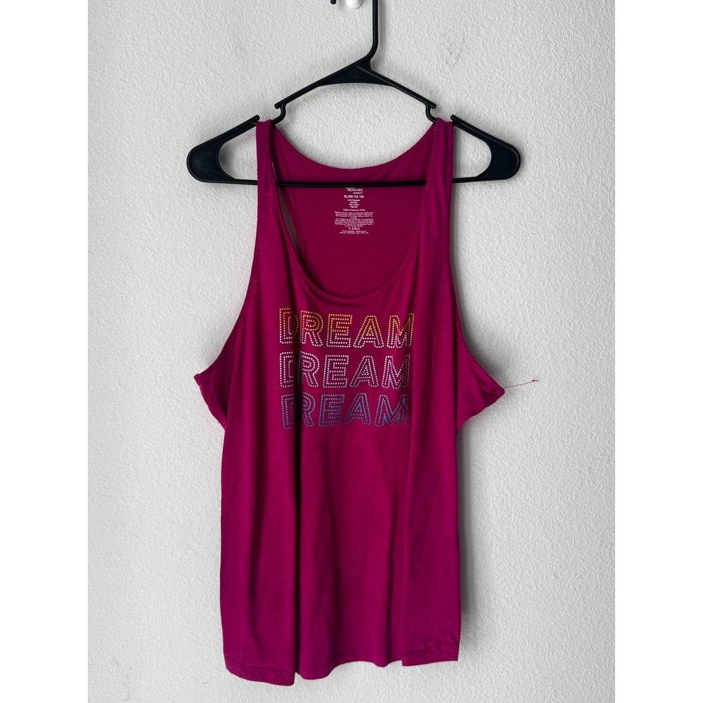 Secret Treasures Dream Graphic Sleep Tank Top Pink Lolita XL 16-18 TZ39540TL